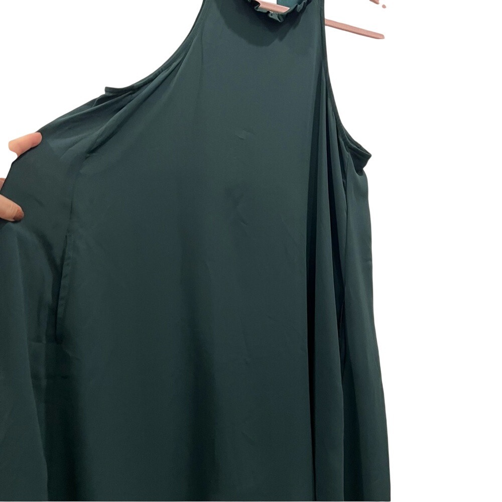 Lascana, Dark Green Swing dress with pockets,  Size‎ 10